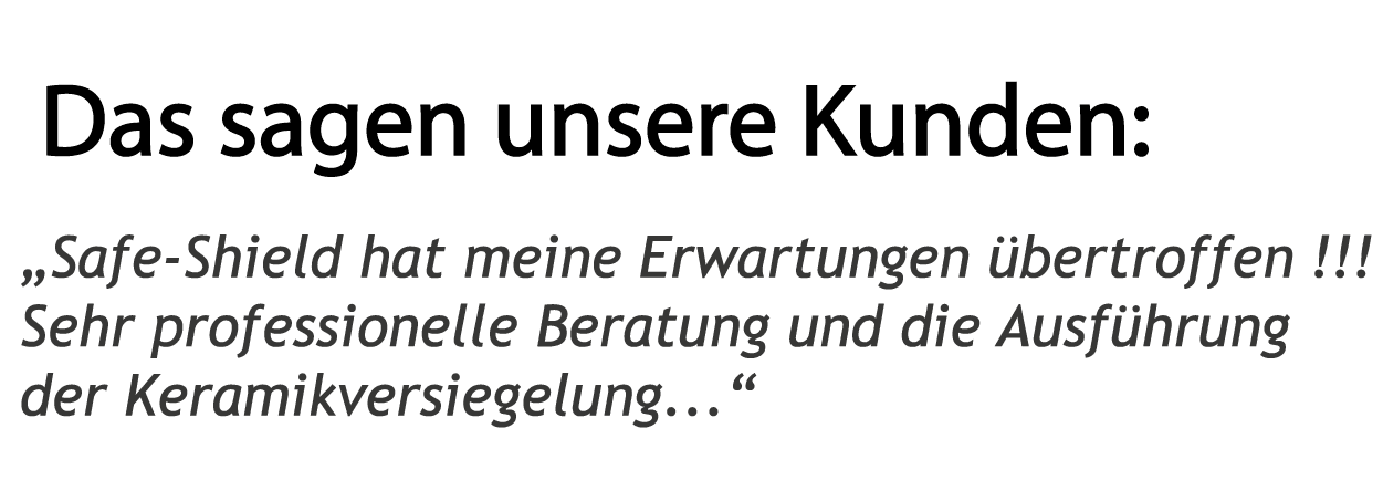 Erfahrung unserer Kunden