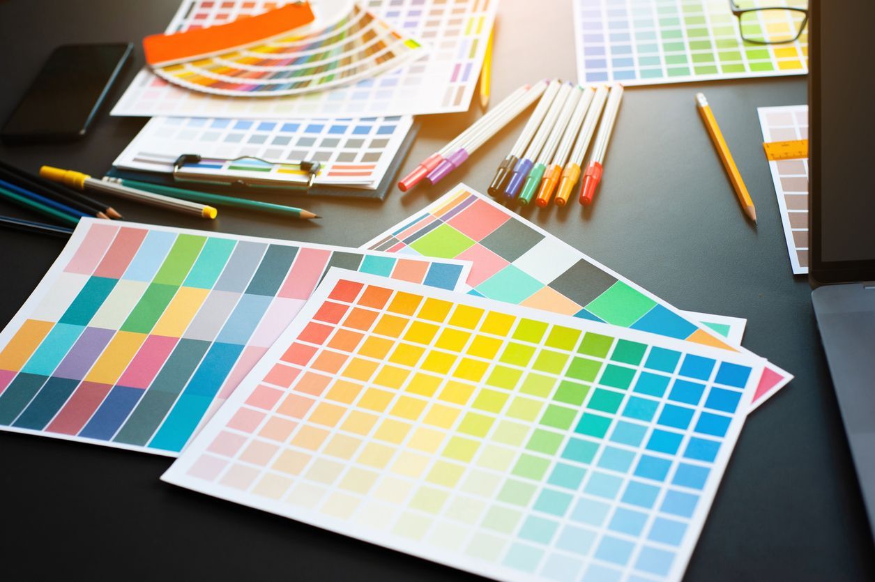 Escritorio Paleta de color Diseño Gráfico