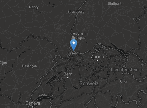 Metal Café Location Map