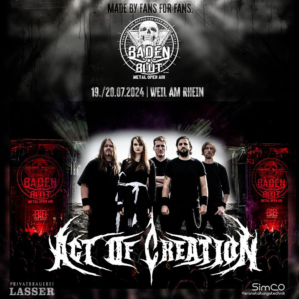 Act of Creation at BADEN IN BLUT Festival 2024
