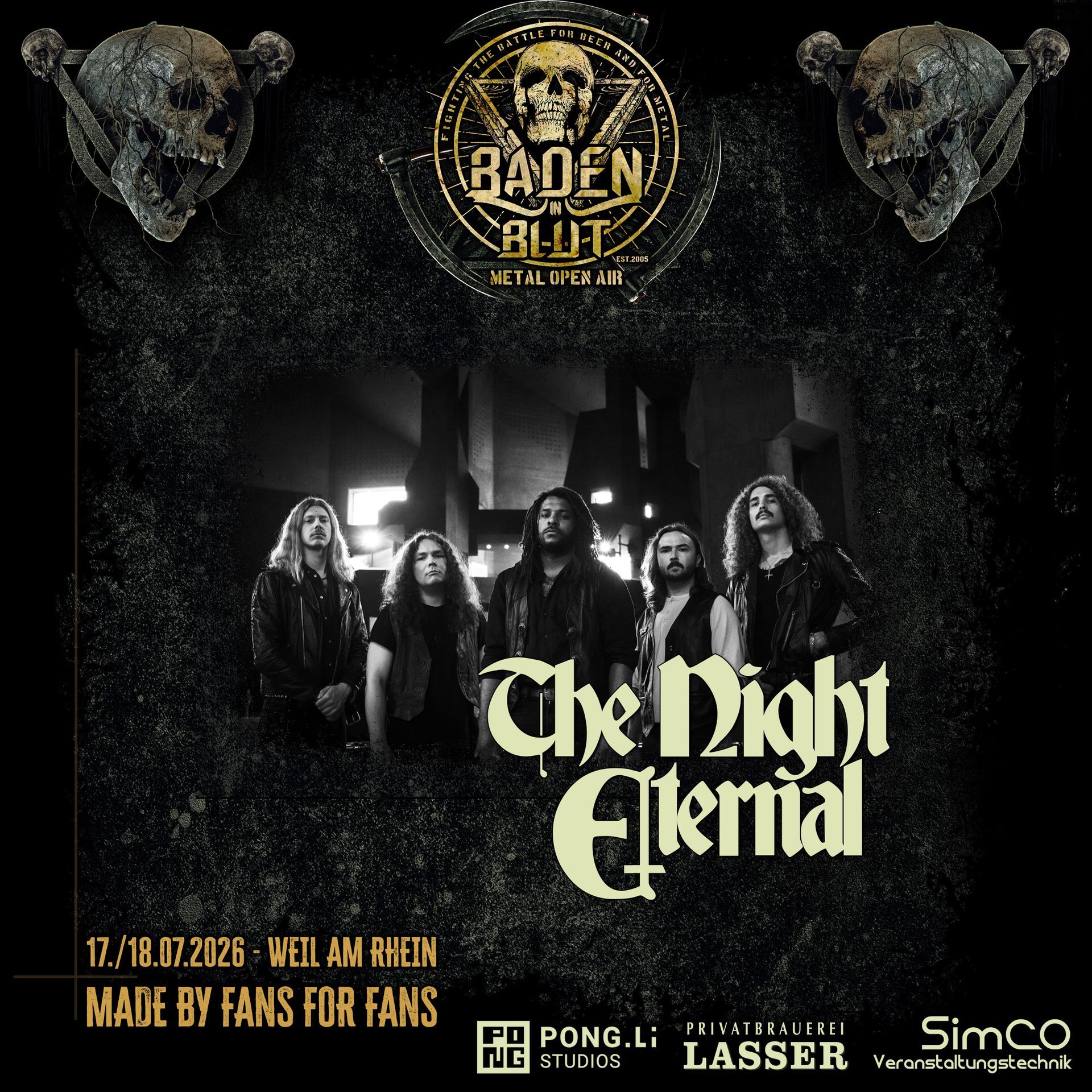 THE NIGHT ETERNAL at BADEN IN BLUT Festival 2026