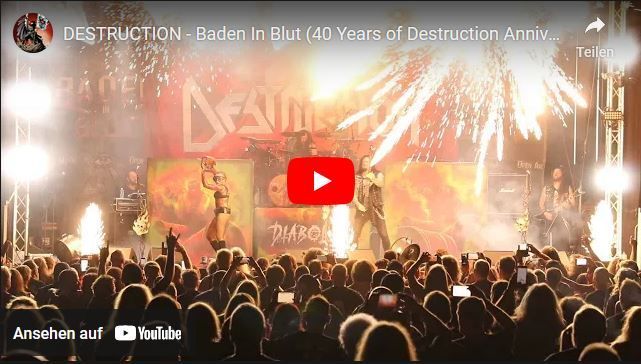 Baden in Blut 2022 - Destruction 40yr