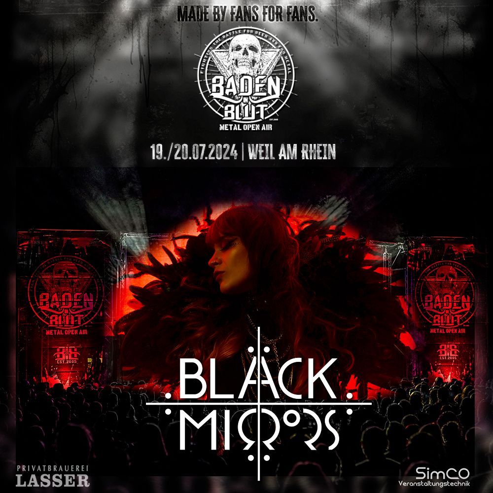 BLACK MIRRORS at BADEN IN BLUT Festival 2024