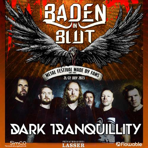 DARK TRANQUILLITY at Baden in Blut Festival 2023 FRIDAY DARK TRANQUILLITY at Baden in Blut Festival 2023 FRIDAY