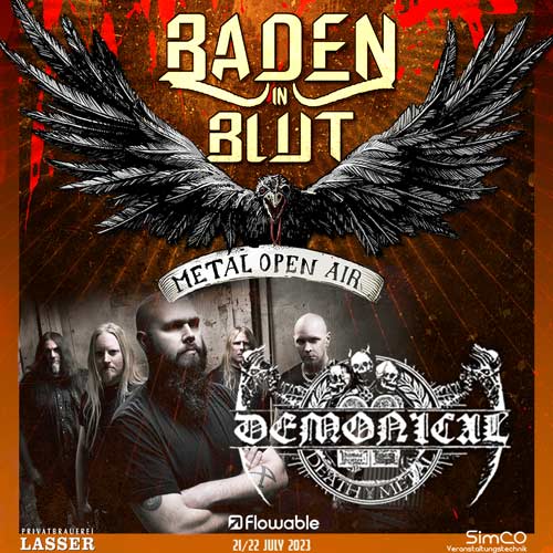 DEMONICAL playing at Baden in Blut Festival 2023
