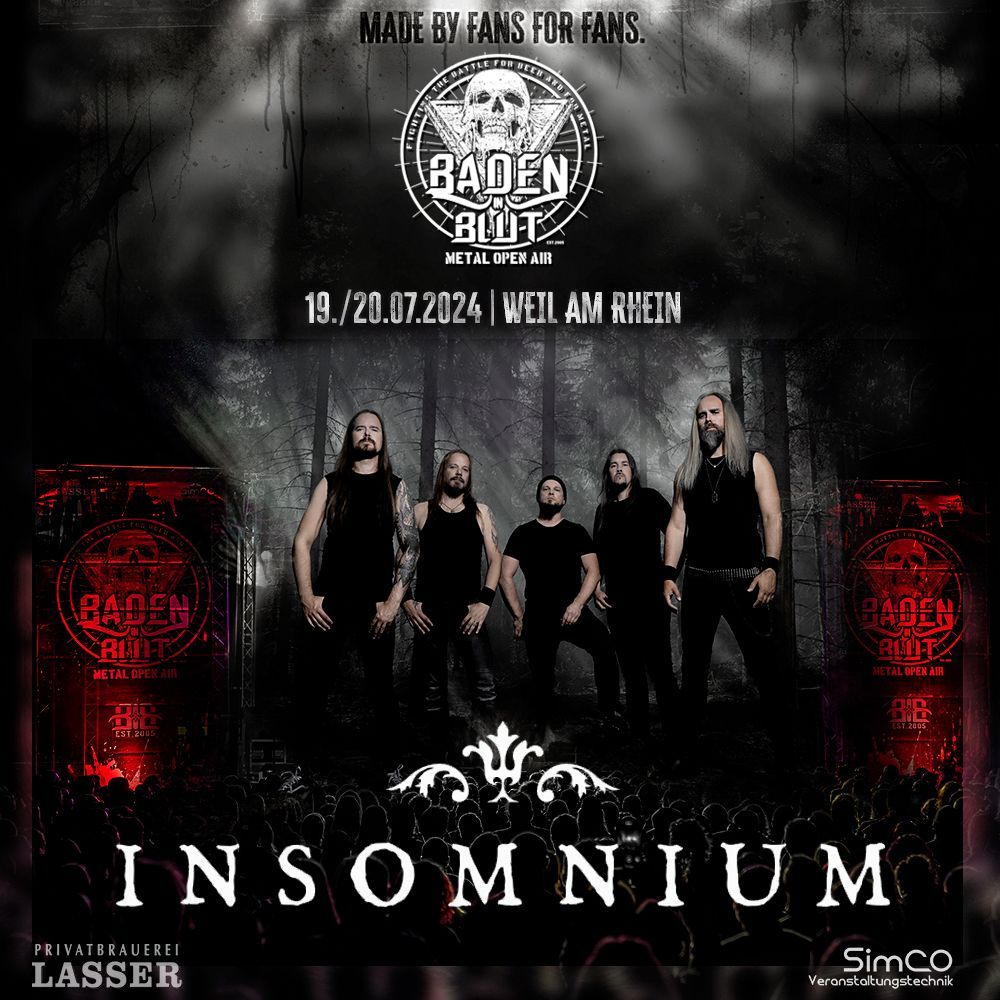 INSOMNIUM at BADEN IN BLUT Festival 2024