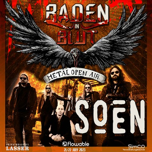 SOEN playing at Baden in Blut Festival 2023 SOEN playing at Baden in Blut Festival 2023