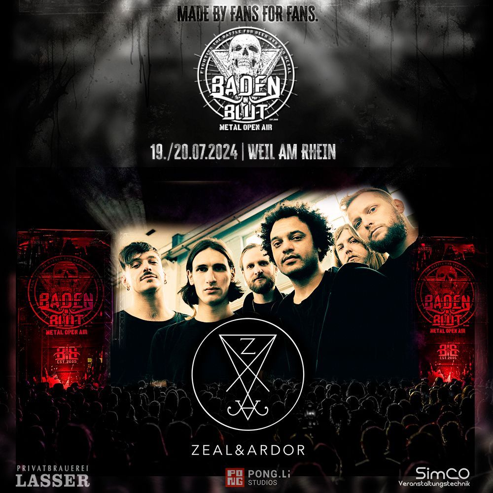 ZEAL & ARDOR at BADEN IN BLUT Festival 2024
