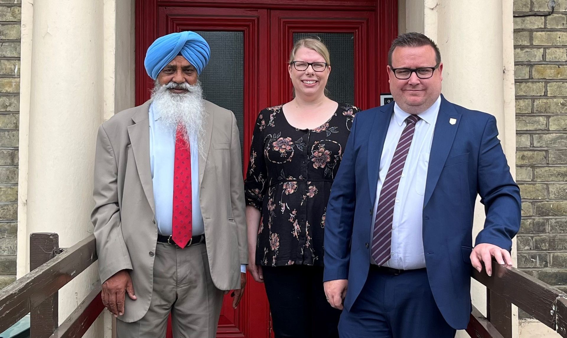 Cllr Shane Mochrie-Cox and Cllr Christina Rolles