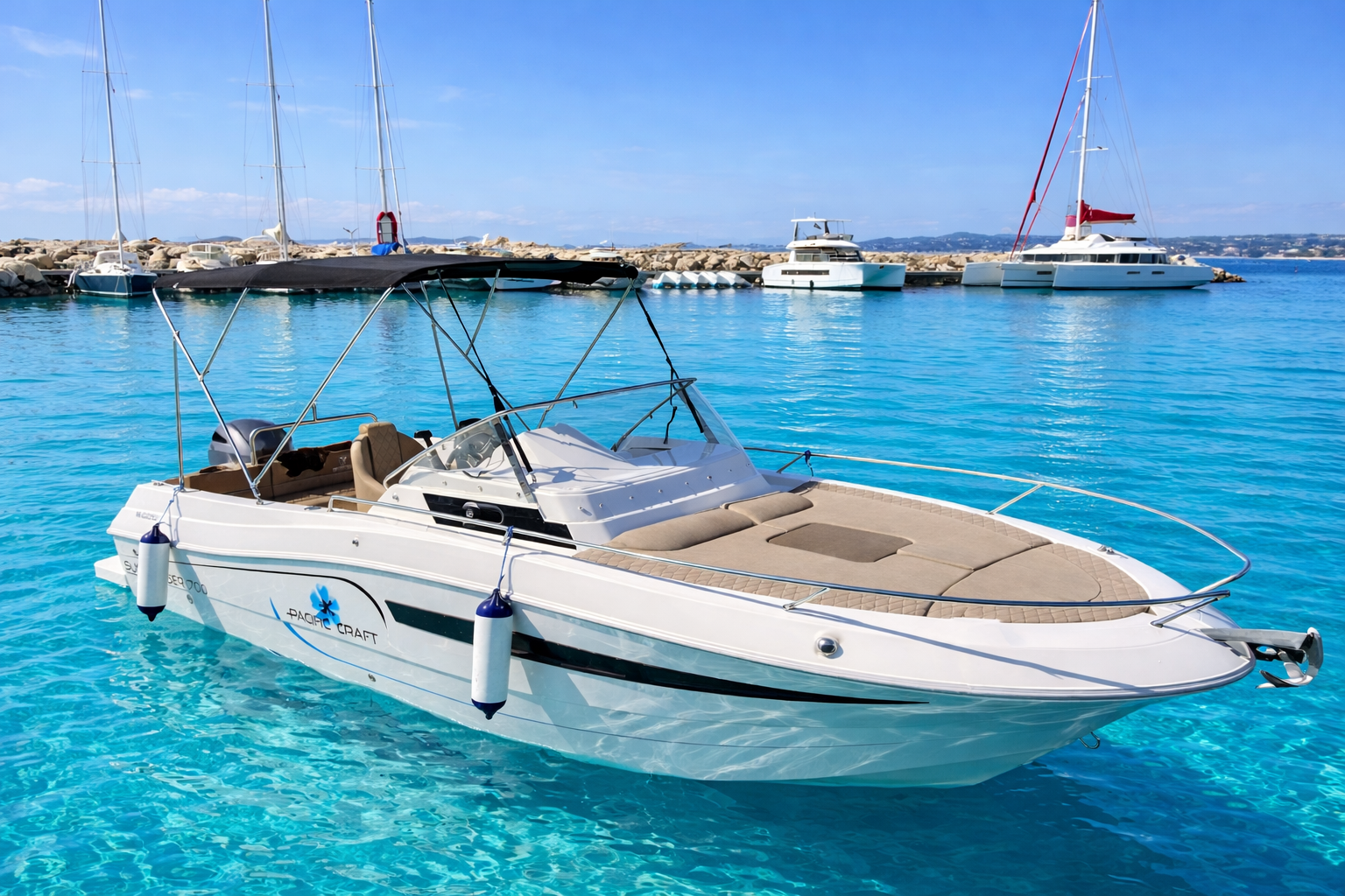 locboat bateau avec ou sans permis, port de saint laurent du var, location bateau jusqu'à 14 personnes