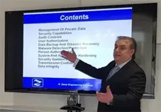 David Easton Presenting A Cyber Security Training Course