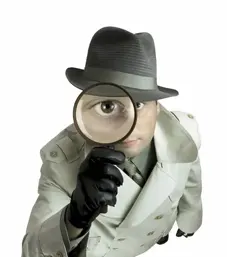 Auditor With Microscope Conducting Supplier Audits / Inspections