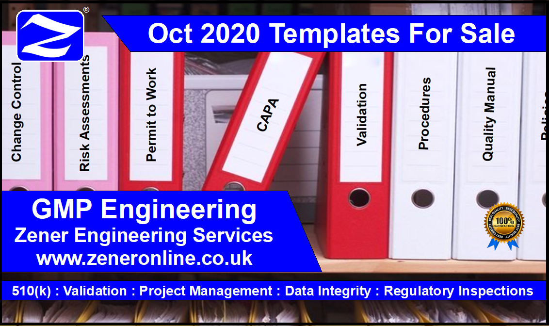 Folders with Quality System Templates for Sale from Zener Engineering Services