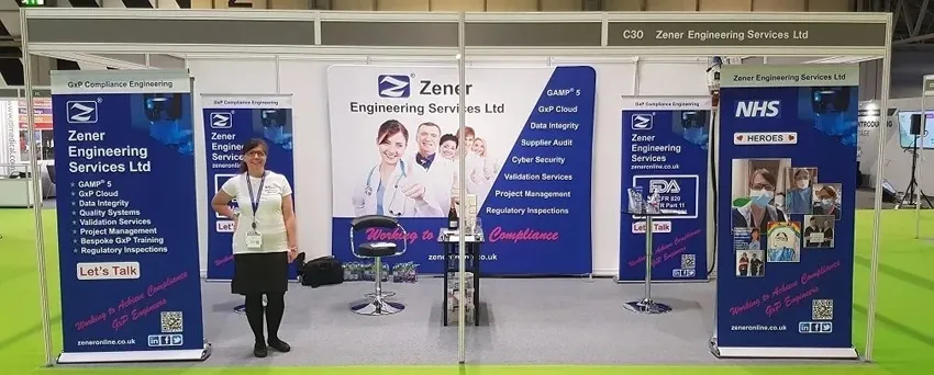 ZES Trade Show Validation Consultancy Delivered By An Experienced Validation Consultant ZES Trade Show Stand 2021 - Validation Consultancy