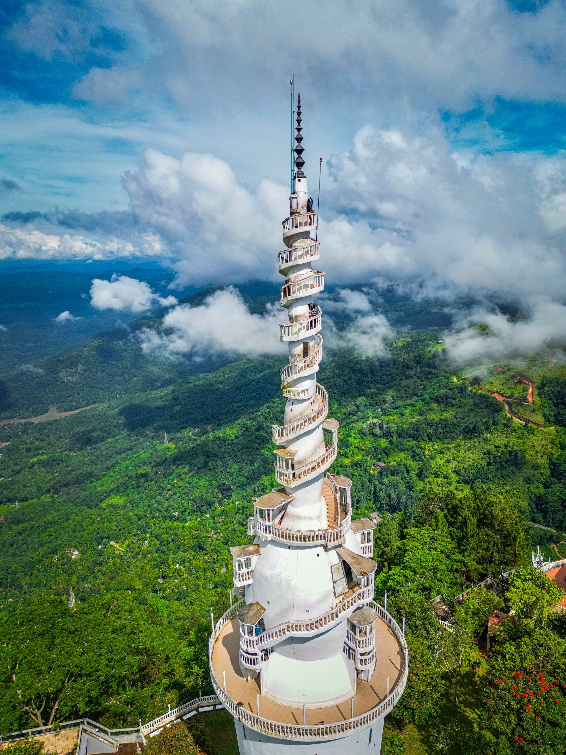Ambuluwawa Tower in Sri Lanka