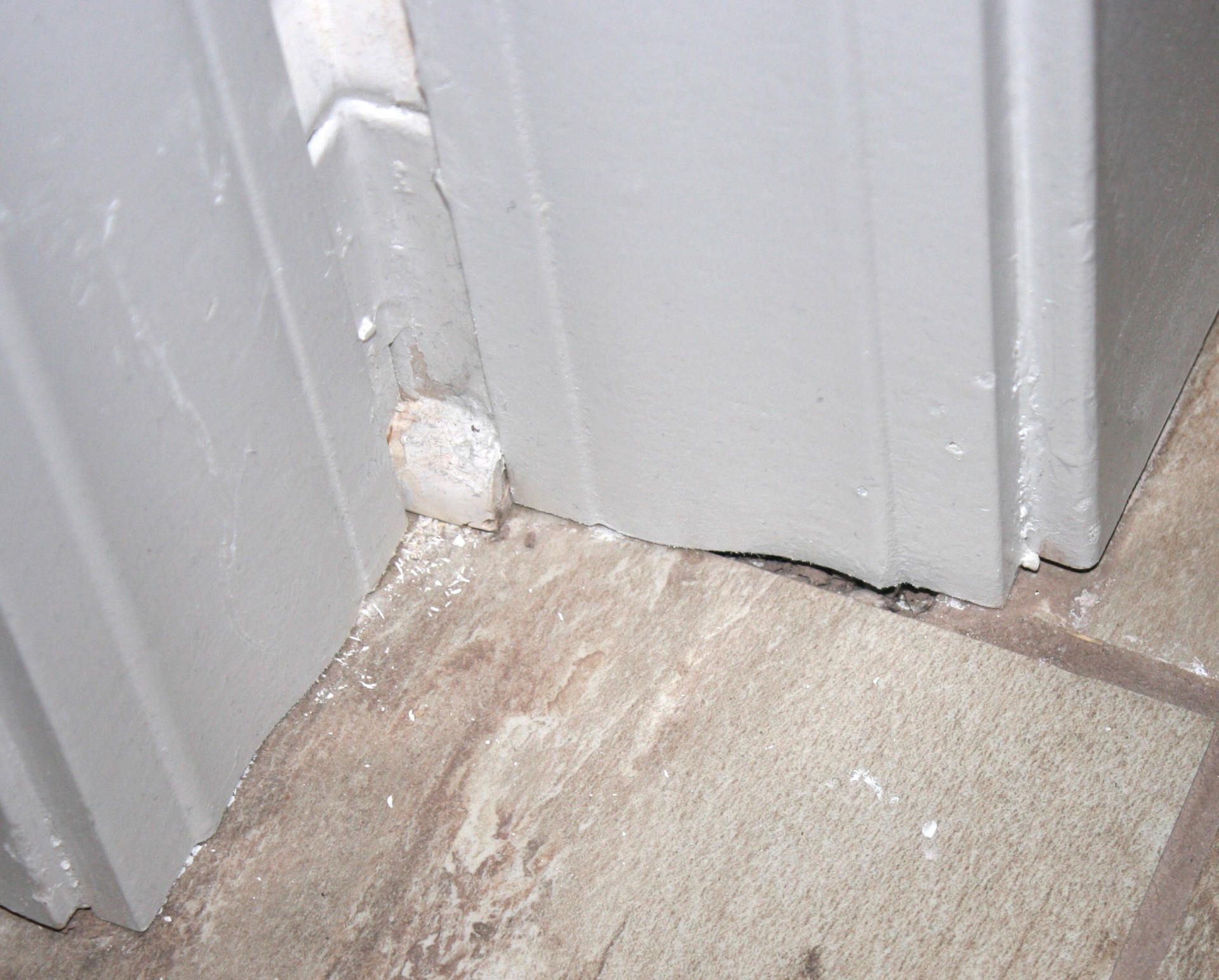 Poor quality workmanship lack of attention to detail.