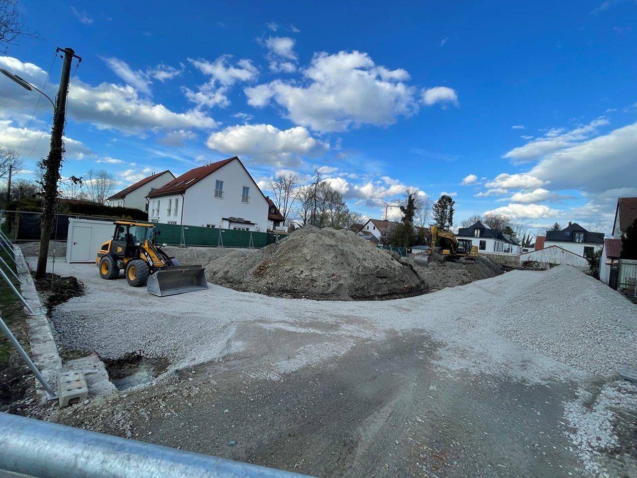 Vorbereitung Spundwandverbau