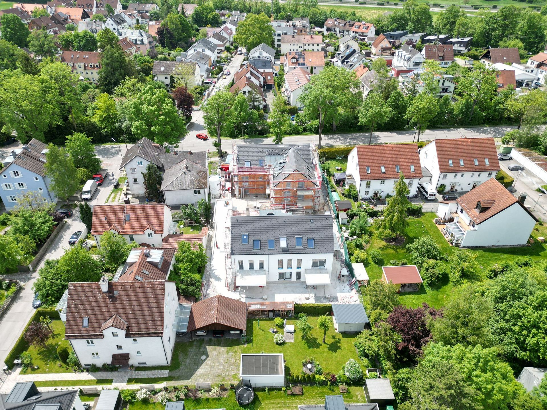 Baufortschritt Karlsfeld bei München