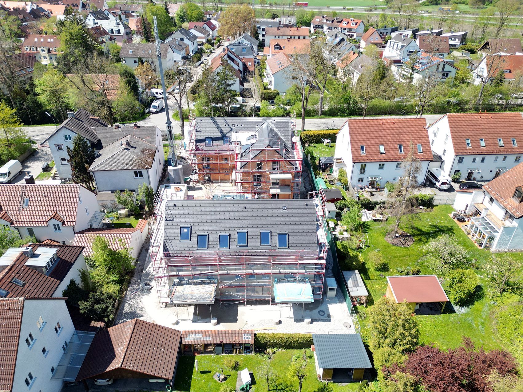 Baufortschritt Karlsfeld bei München