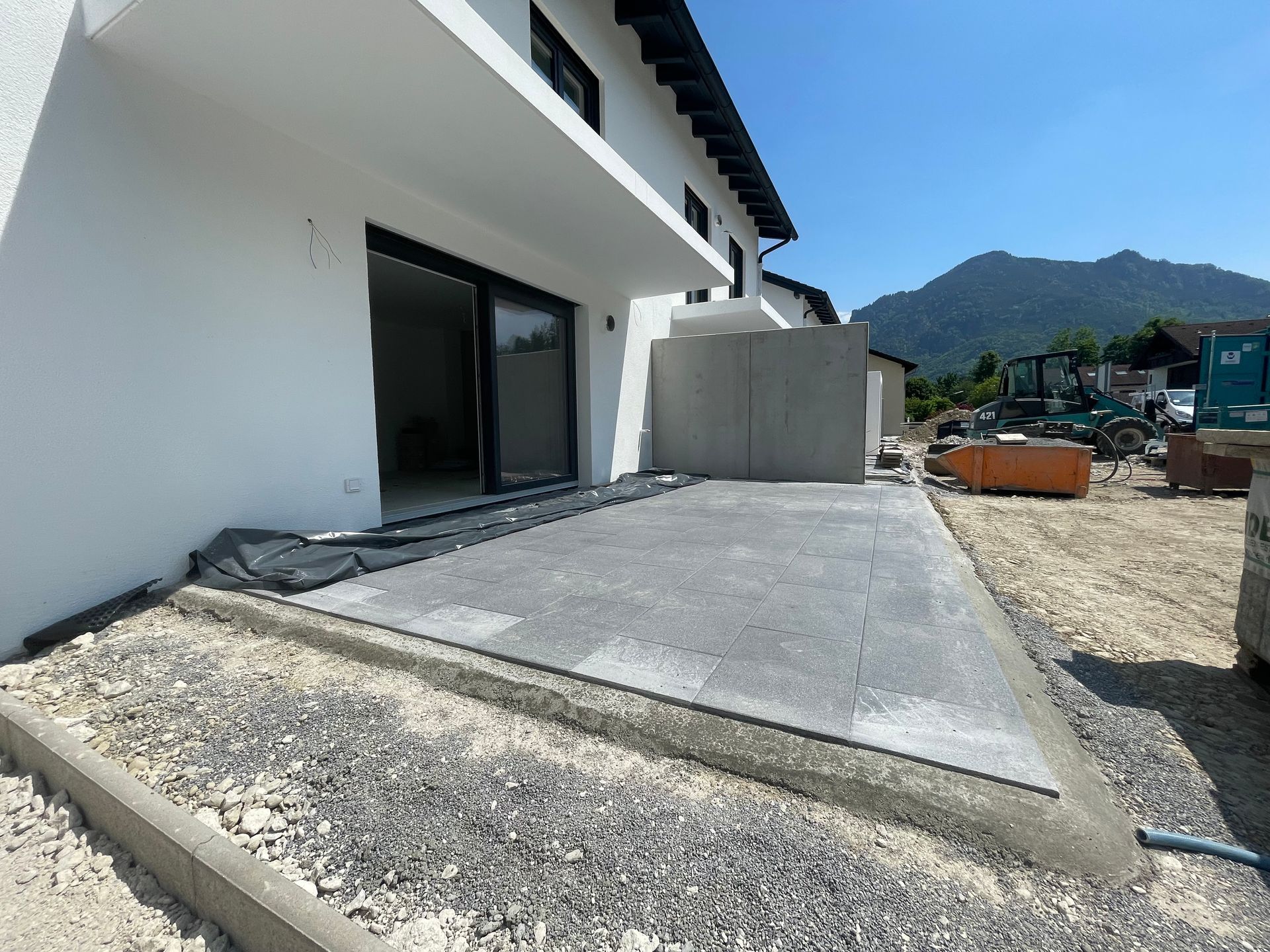 Terrasse - Ausblick nach Westen