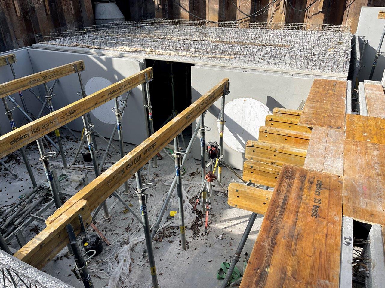 Baufortschritt Immobilie