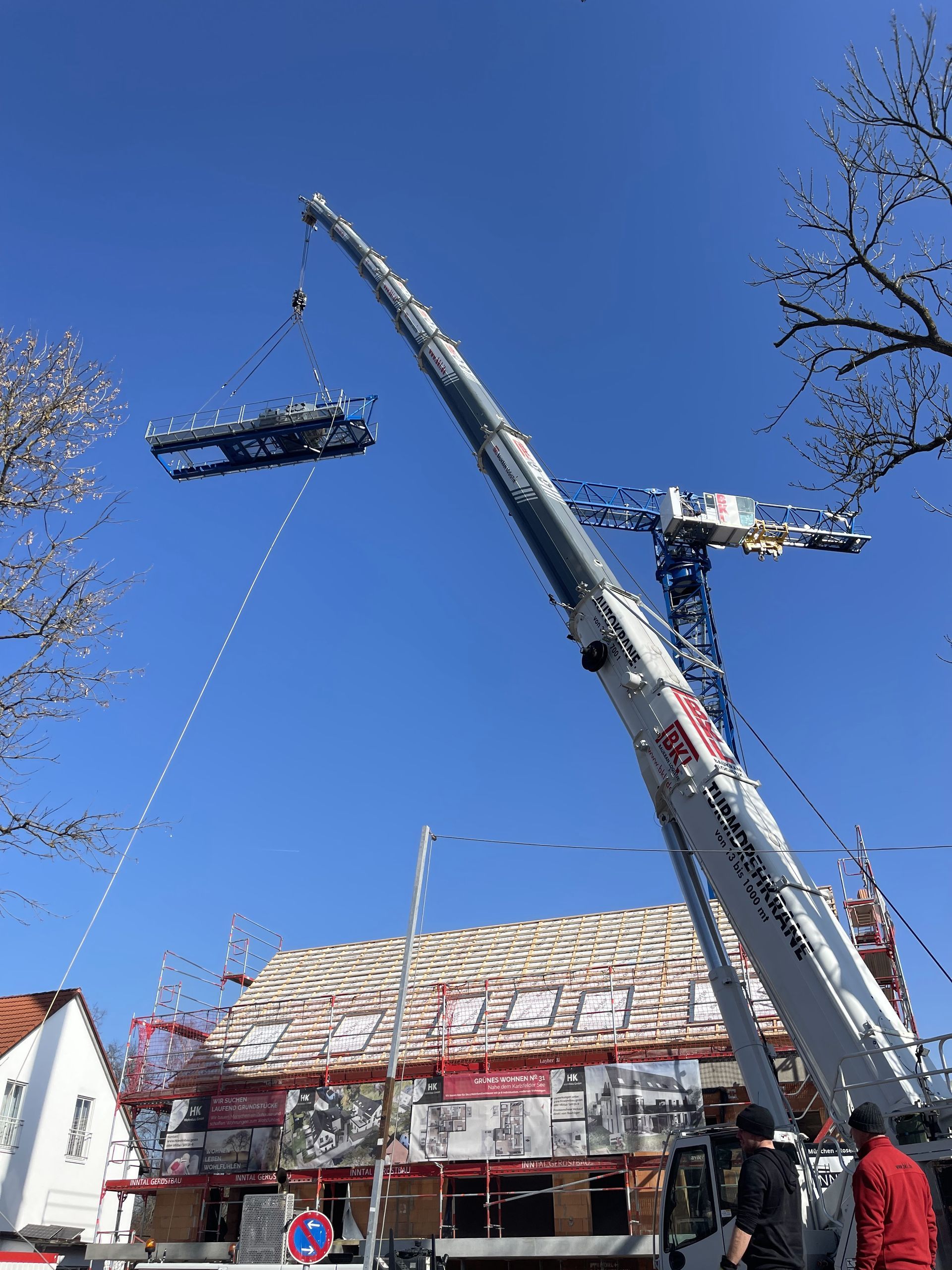Baufortschritt Eigentumswohnungen bei München