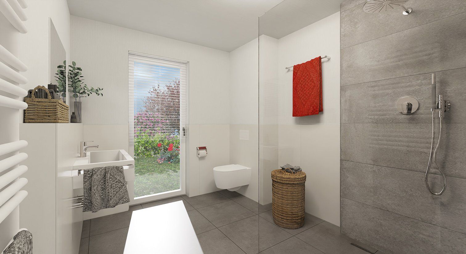 Eigentumswohnungen mit großem Bad