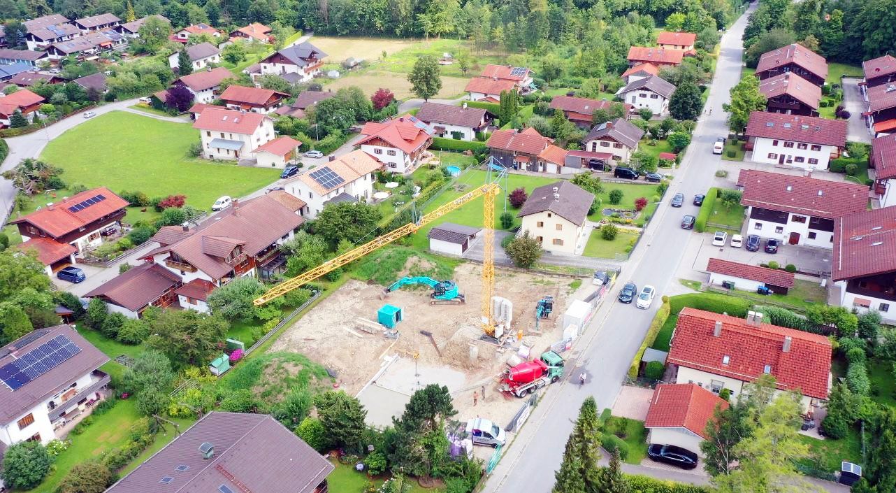 Rohbauarbeiten haben begonnen