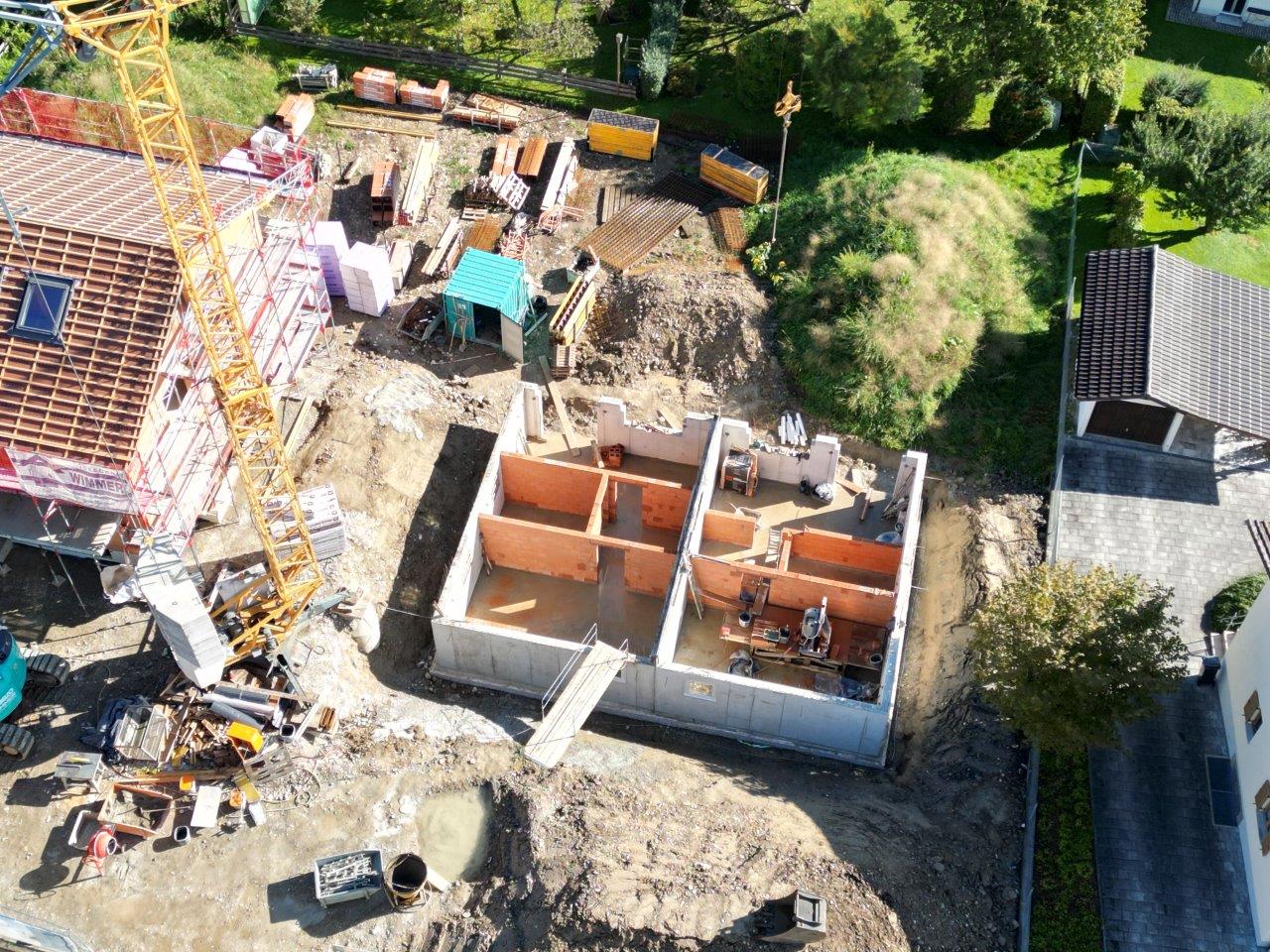 Rohbauarbeiten Haus 3 und Haus 4