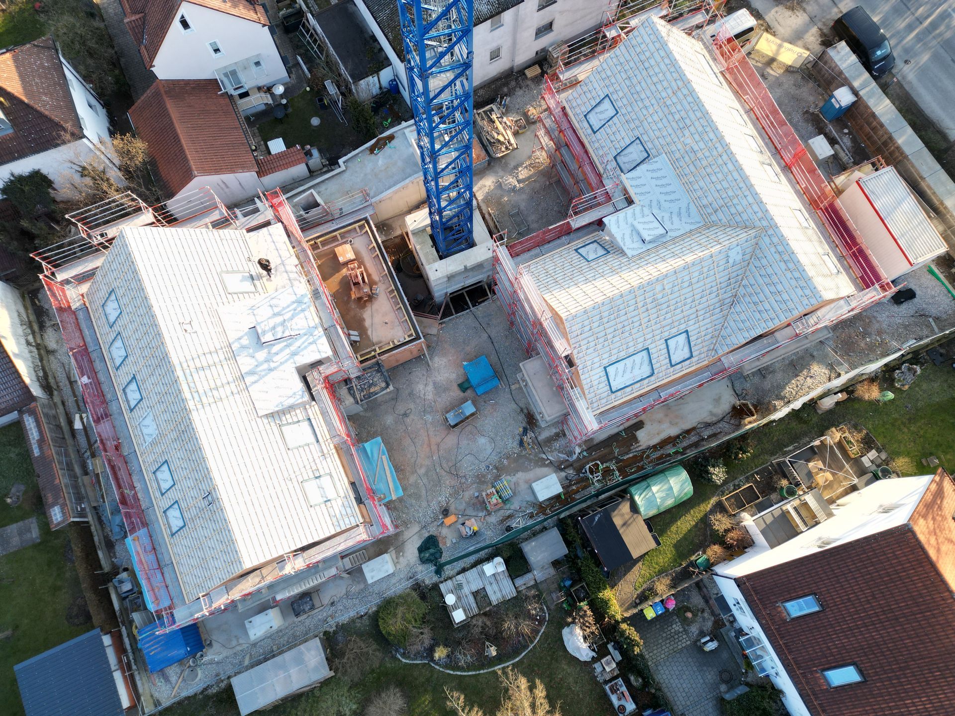 Baufortschritt Karlsfeld bei München