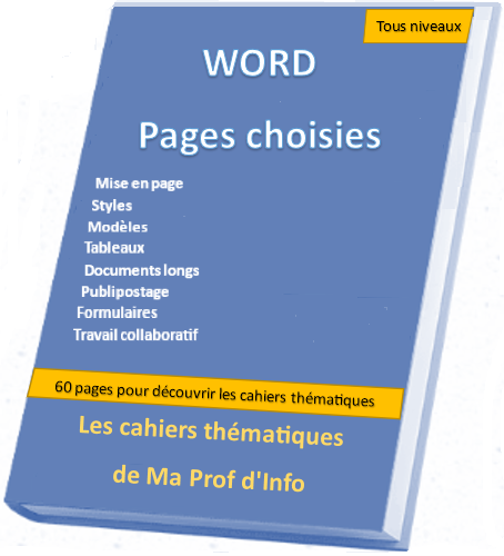WORD - Pages choisies