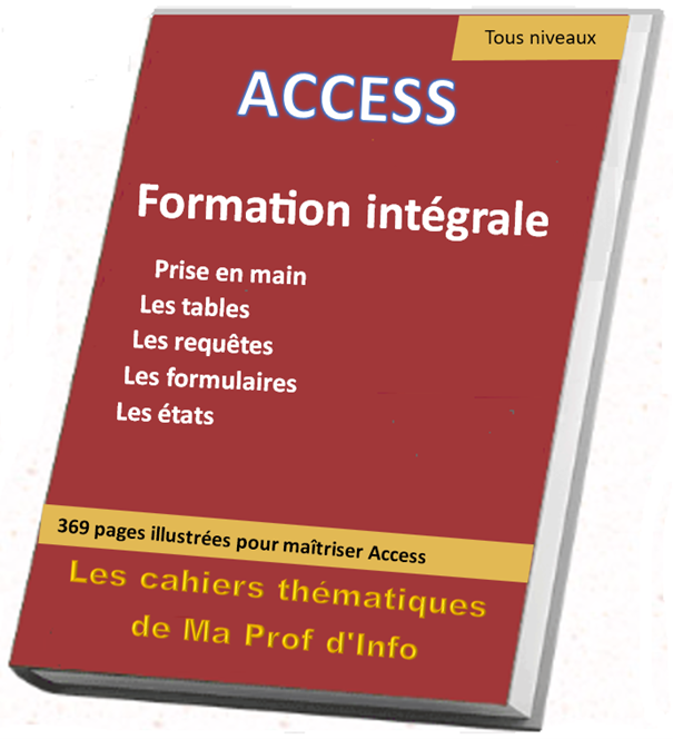 Pour construire et gérer une base de données de A à Z Access - Formation complète