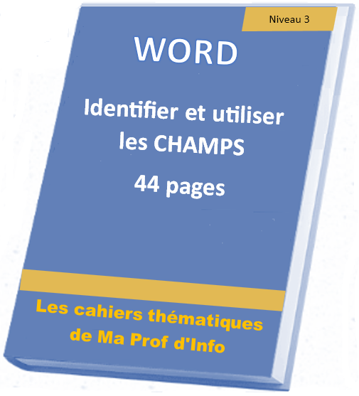 Pour automatiser vos documents, cliquez ici Word - Découvrir et utiliser les Champs et leurs propriétés