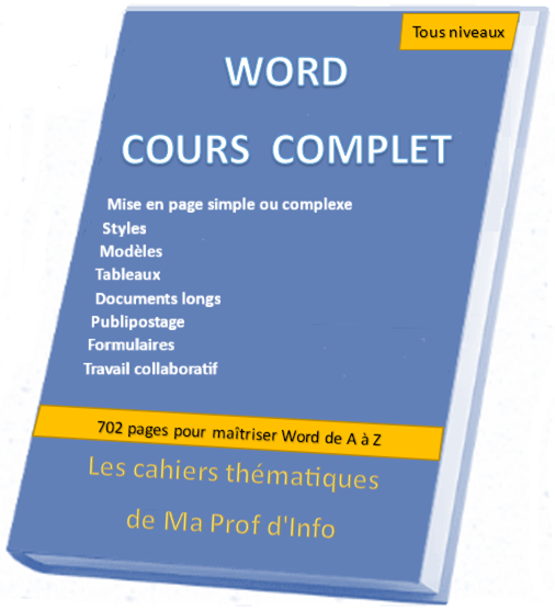 Word - cours complet en PDF