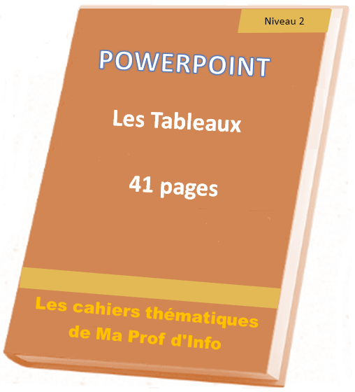Powerpoint - Les tableaux et feuilles de calcul Excel