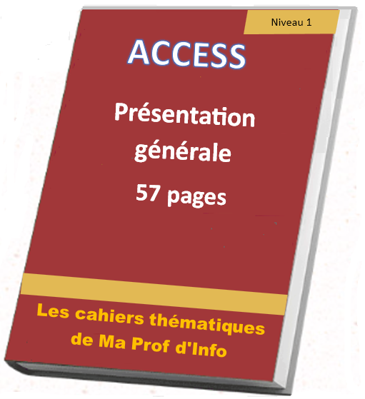 découvrez les éléments constituant une base de données Access Access - Présentation générale d'un SGBDR