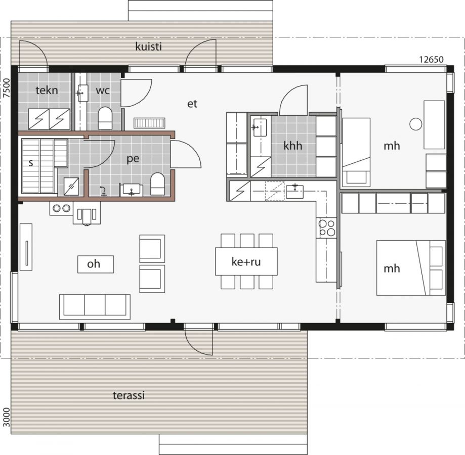 Glass House 100 Talo