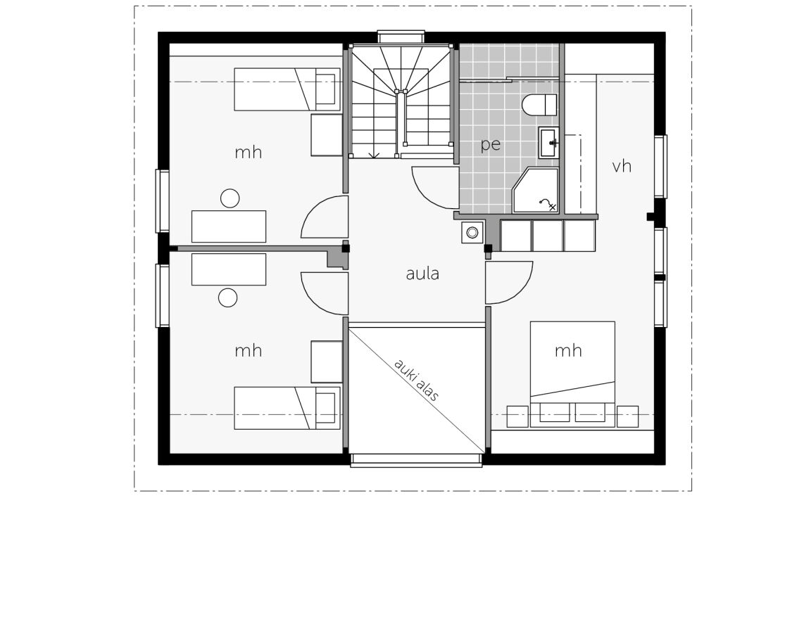 Glass House 135 Talo First Floor Plan
