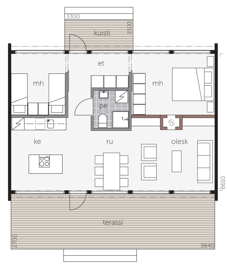 Glass House - 2 80 Plan A