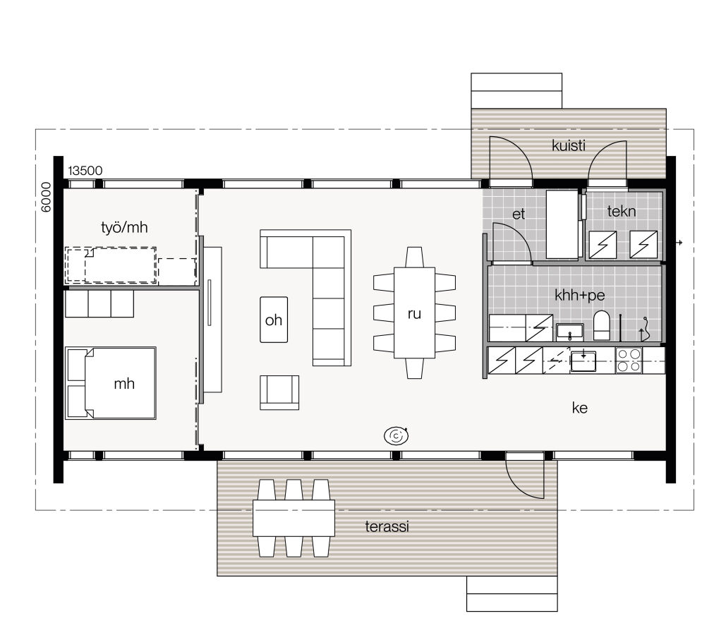 Glass House - 2 85 Plan