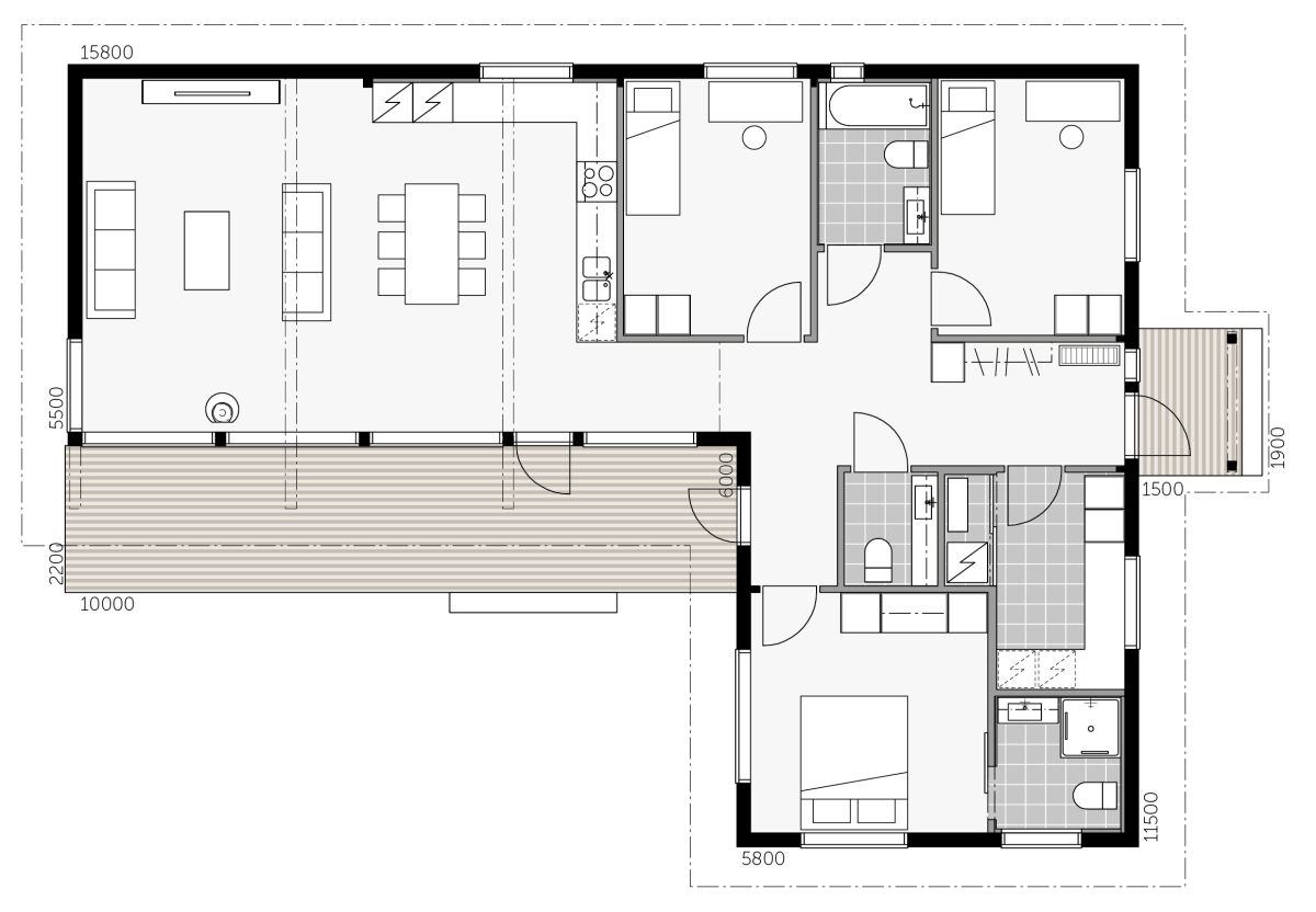 Log House - S127 Plans