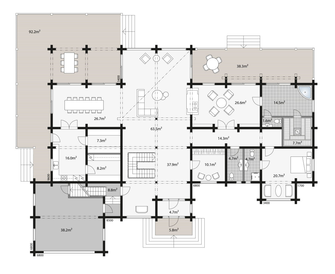 Log House - Beta GF Plan