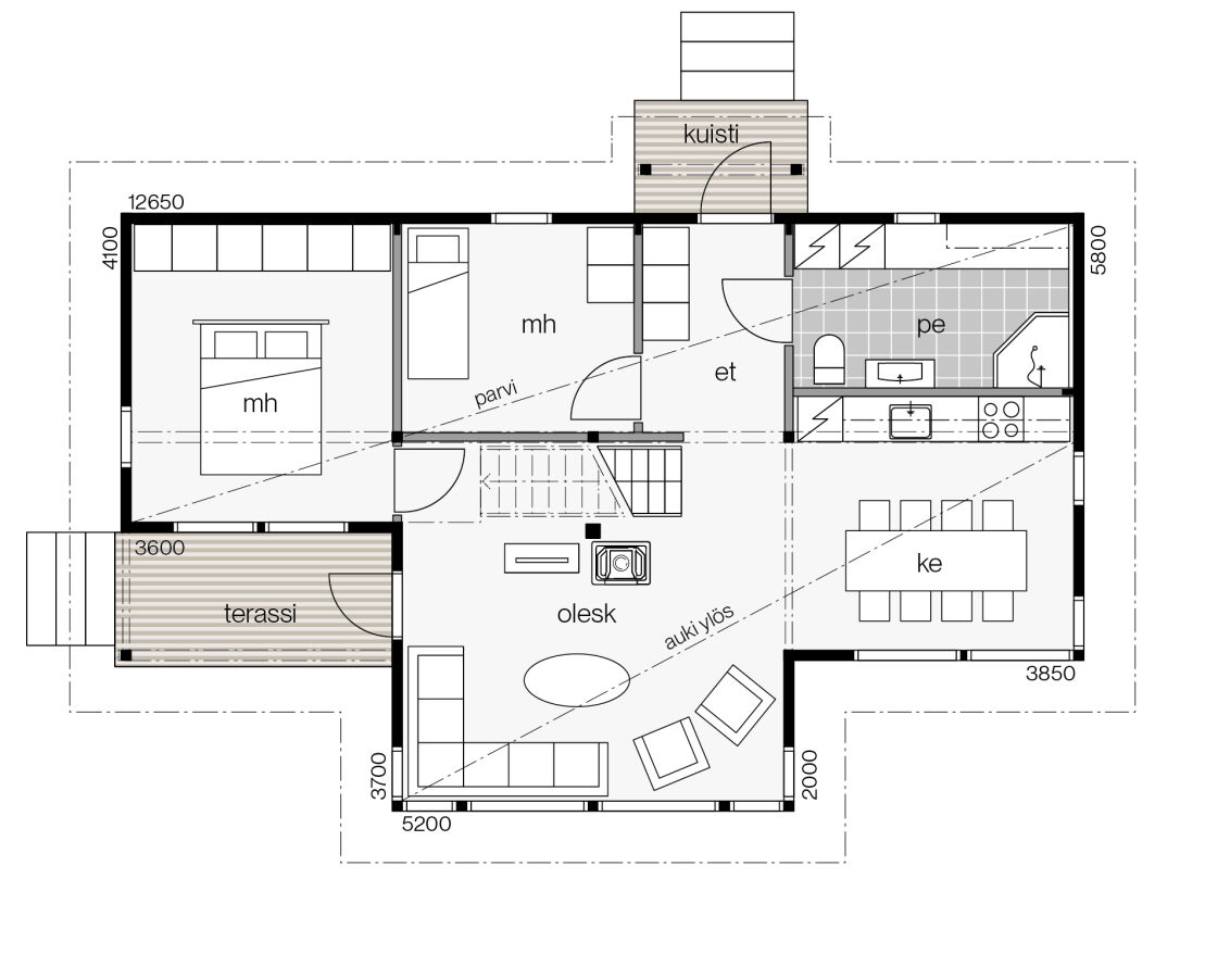 Kajo 80 Ground Floor Plan