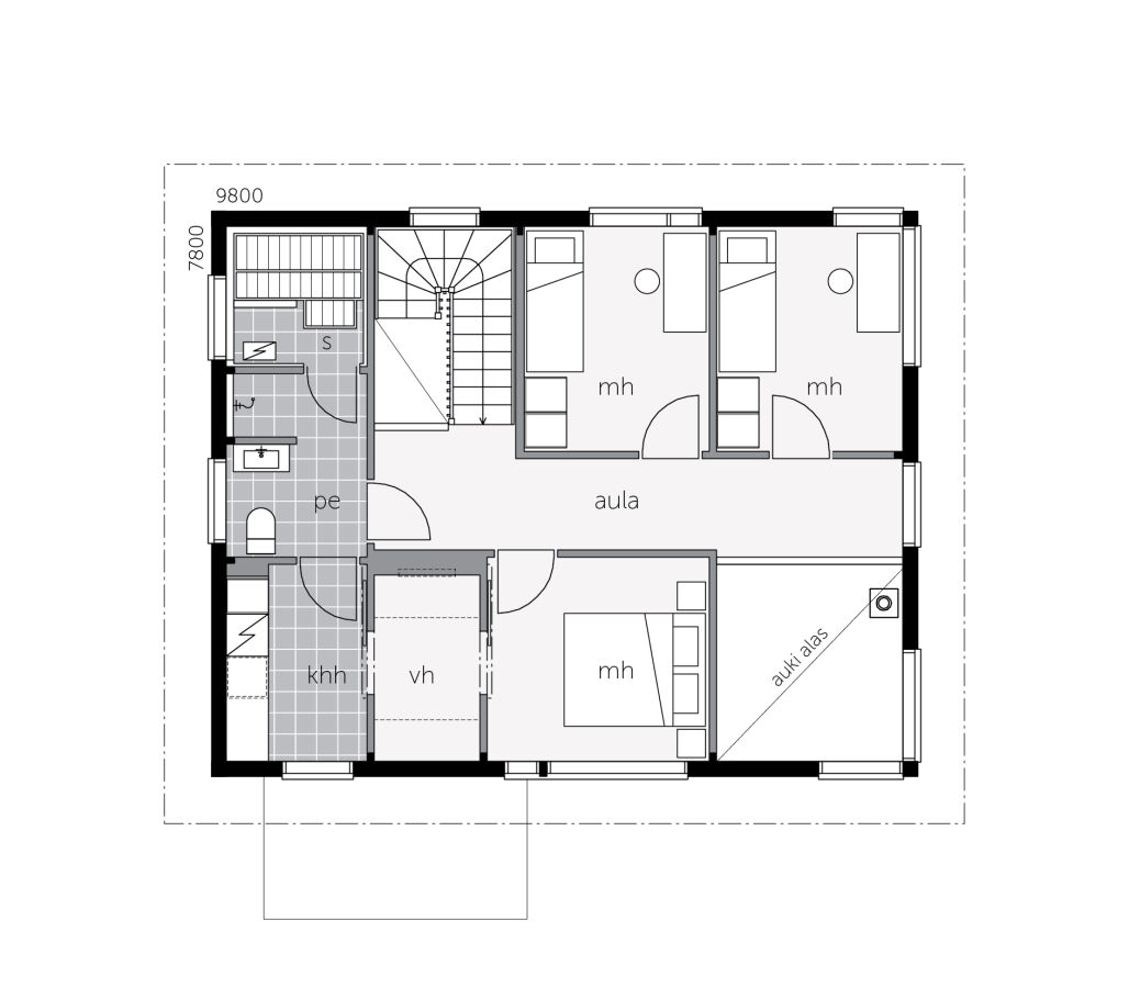 My House 147A Ground Floor Plan