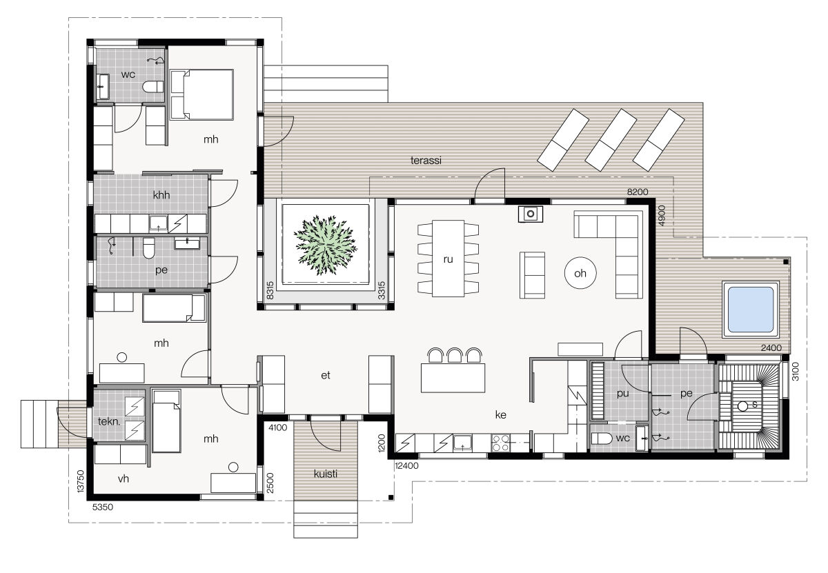 Log Home - Vehmas 178