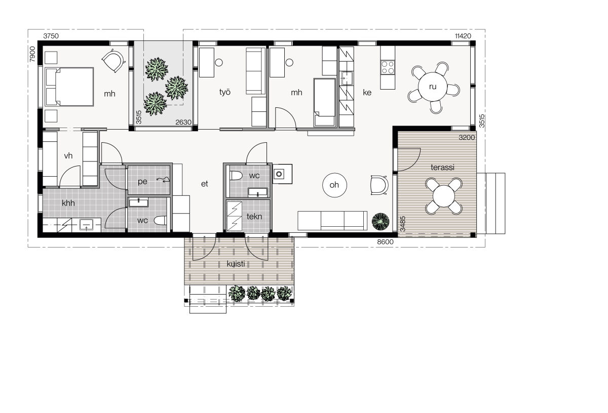 Log Home - Vehmas 123