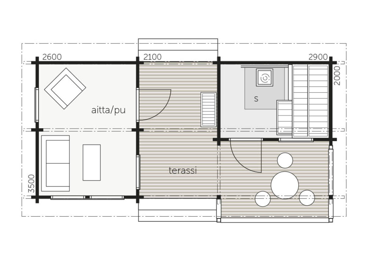 Garden Room - Lehmus Plan