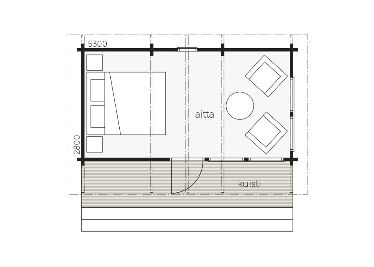 Garden Room - Lilja Plan