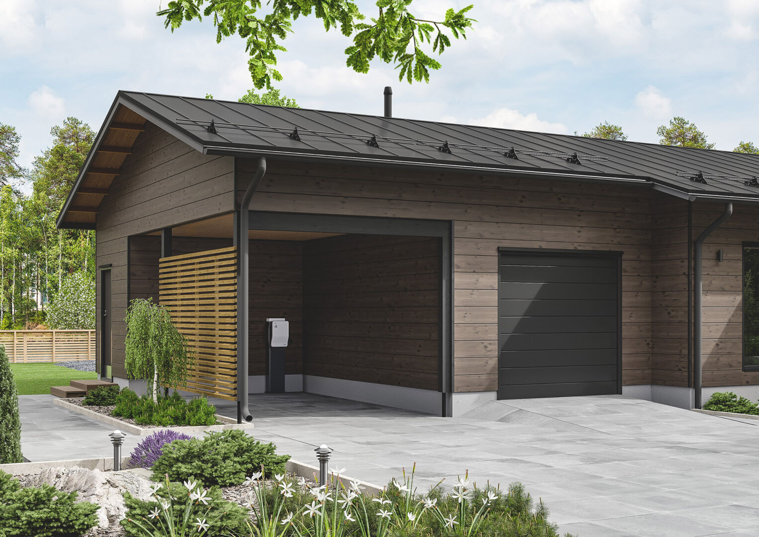 My House car port and garage