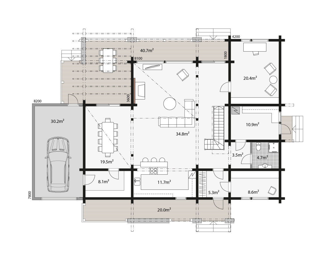 Myrica Ground Floor Plan